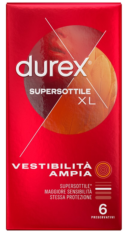 PROFILATTICO DUREX SUPERSOTTILE XL 6 PEZZI - Farmacianumberone.it