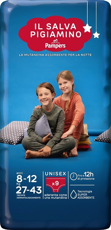 PANNOLINO PAMPERS BABYCARE SALVAPIGIAMINO L/XL 9 PEZZI - Farmacianumberone.it