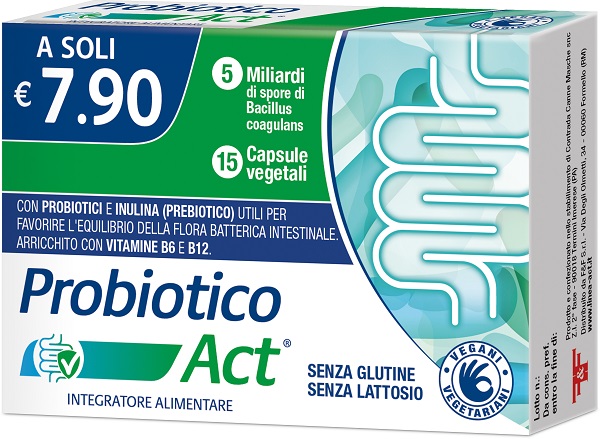 PROBIOTICO ACT 15 CAPSULE VEGETALI - Farmacianumberone.it