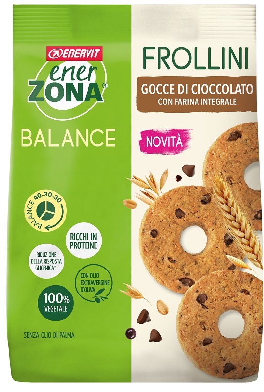ENERZONA FROLLINI INTEGRALE GOCCE CIOCCOLATO 250 G - Farmacianumberone.it