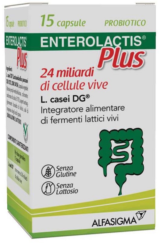 ENTEROLACTIS PLUS 15 CAPSULE - Farmacianumberone.it
