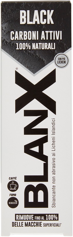 BLANX BLACK CARBONE DENTIFRICIO 75 ML - Farmacianumberone.it