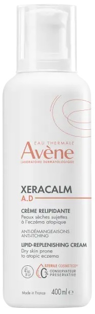 EAU THERMALE AVENE XERACALM AD CREMA LIPORESTITUTIVA 400 ML NUOVA FORMULAZIONE - Farmacianumberone.it