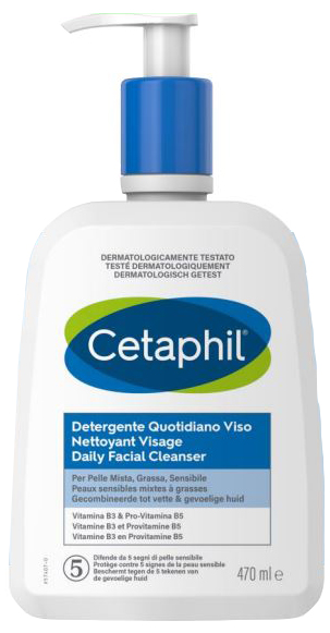CETAPHIL DETERGENTE QUOTIDIANO VISO 470 ML - Farmacianumberone.it