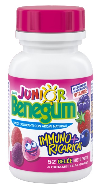 BENEGUM J IMMUNO + RICARICA FRUTTI ROSSI 156 G - Farmacianumberone.it