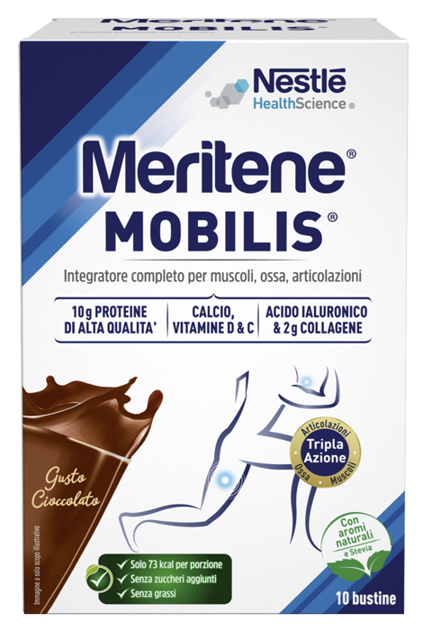 MERITENE MOBILIS CHOCOLATE 8 10 BUSTINE - Farmacianumberone.it