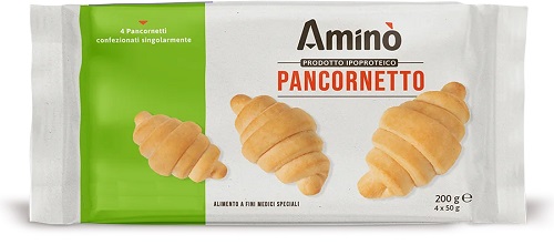 AMINO' PANCORNETTO IPOPROTEICO 4 PEZZI X 50 G - Farmacianumberone.it