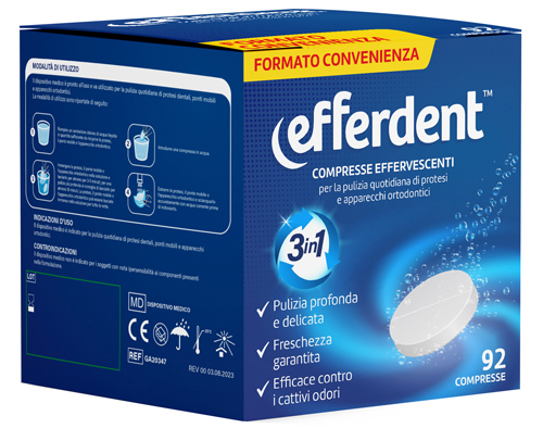 EFFERDENT 92 COMPRESSE EFFERVESCENTI - Farmacianumberone.it