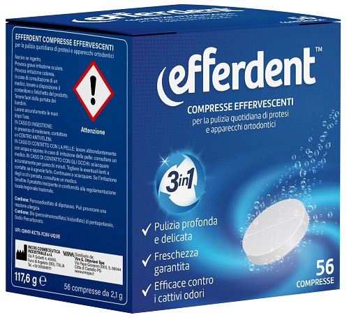 EFFERDENT 56 COMPRESSE EFFERVESCENTI - Farmacianumberone.it