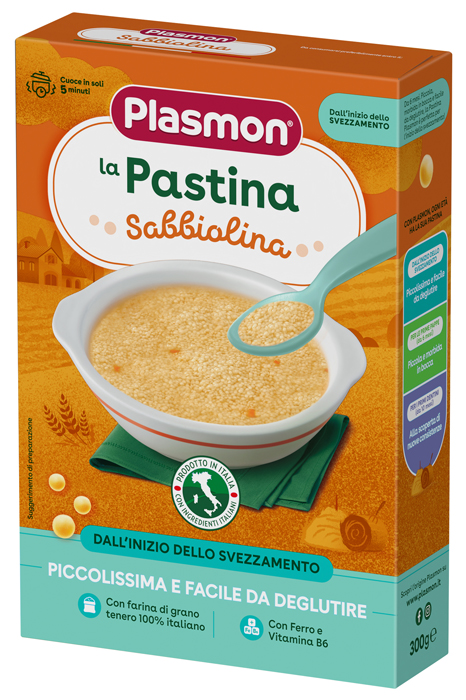 PLASMON PASTA SABBIOLINA 300 G - Farmacianumberone.it