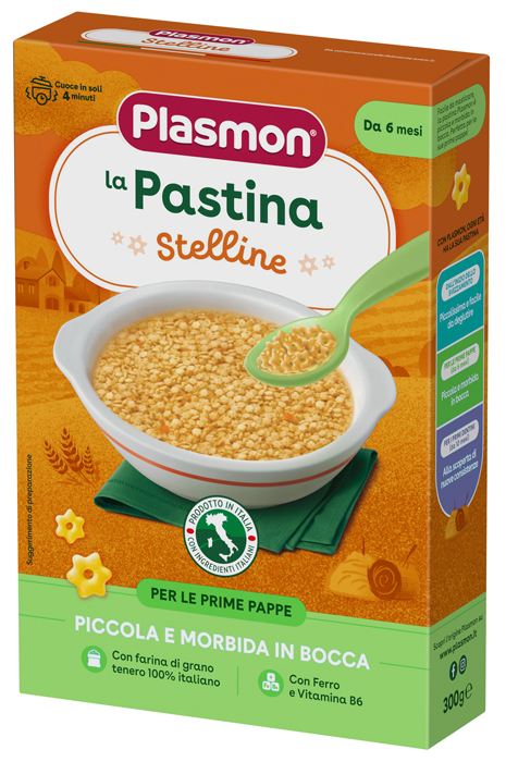 PLASMON PASTA STELLINE 300 G - Farmacianumberone.it