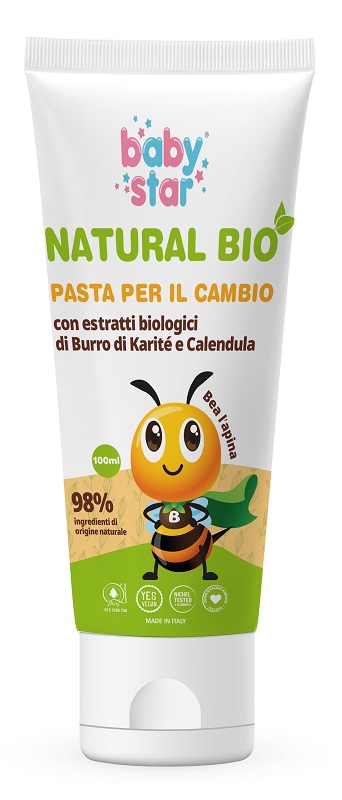 BABYSTAR PASTA CAMBIO PROTETTIVA NATURAL BIO 100 ML - Farmacianumberone.it