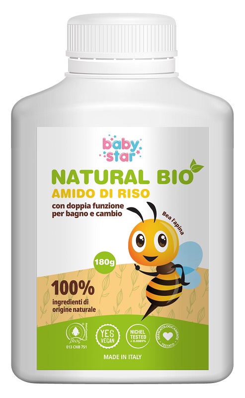 BABYSTAR AMIDO DI RISO NATURAL BIO 180 G - Farmacianumberone.it