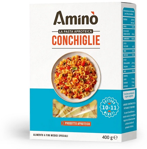 AMINO' CONCHIGLIE APROTEICHE 400 G - Farmacianumberone.it
