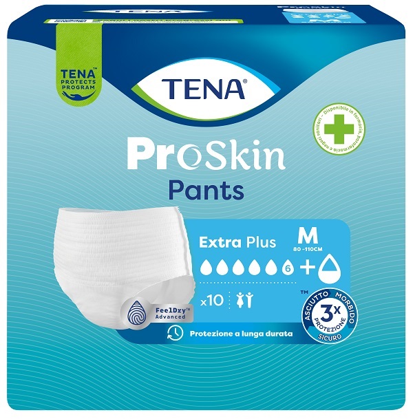 TENA PANTS EXTRA PLUS M 10 PEZZI - Farmacianumberone.it