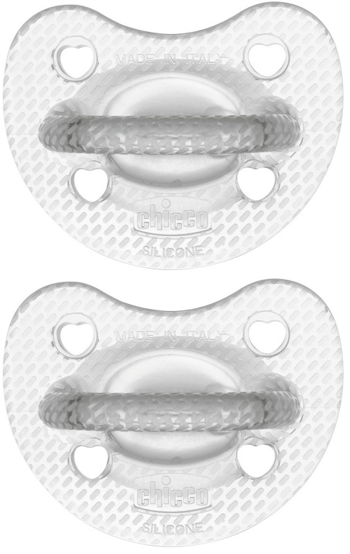CHICCO GOMMOTTO SILICONE CRYSTAL 6-16 MESI 2 PEZZI - Farmacianumberone.it