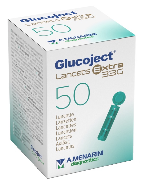 LANCETTA PUNGIDITO GLUCOJECT EXTRA GAUGE 33 50 PEZZI - Farmacianumberone.it