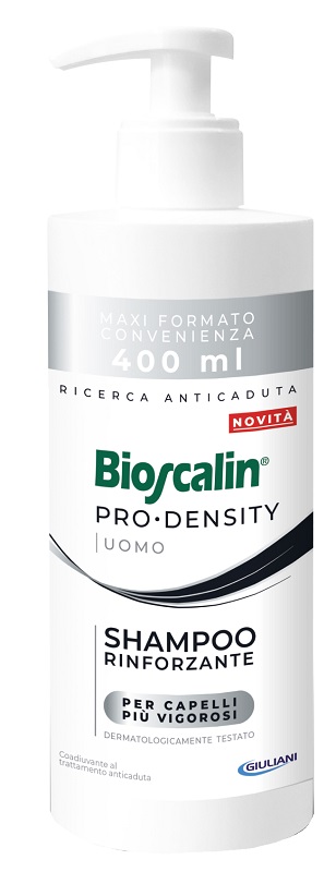 BIOSCALIN PRO DENSITY UOMO SHAMPOO RINFORZANTE 400 ML - Farmacianumberone.it