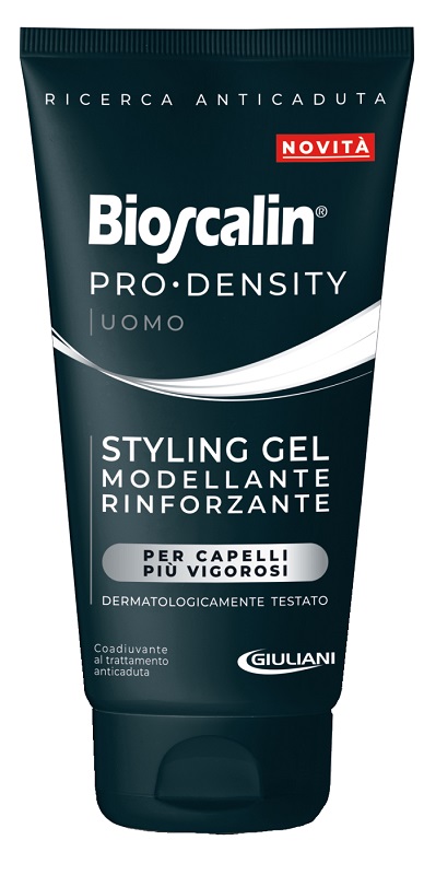 BIOSCALIN PRO DENSITY UOMO STYLING GEL MODELLANTE RINFORZANTE 150 ML - Farmacianumberone.it