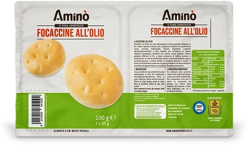 AMINO' FOCACCINE OLIO 100 G - Farmacianumberone.it