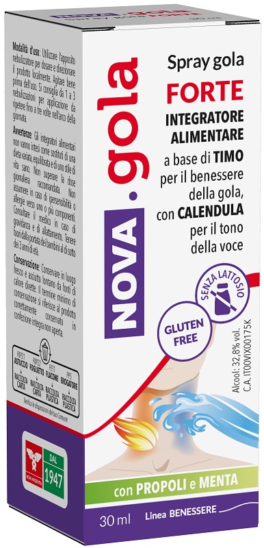 NOVA GOLA SPRAY FORTE 30 ML - Farmacianumberone.it