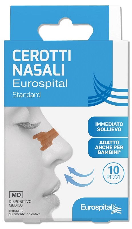 CEROTTI NASALI STANDARD 5,6X1,8CM 10 PEZZI - Farmacianumberone.it