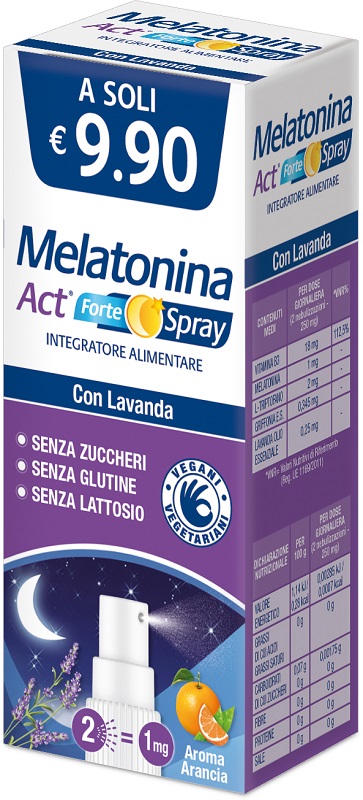 MELATONINA ACT FORTE SPRAY 15 ML - Farmacianumberone.it