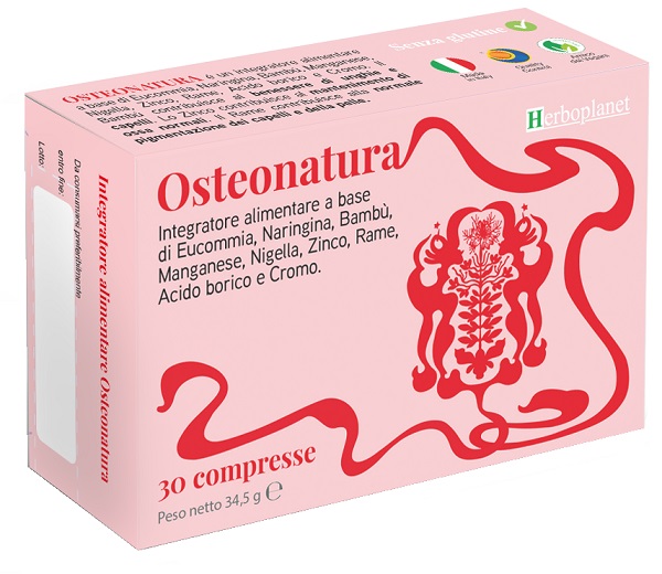 OSTEONATURA 30 COMPRESSE SENZA GLUTINE - Farmacianumberone.it