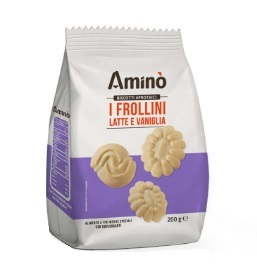 AMINO' I FROLLINI LATTE E VANIGLIA 200 G - Farmacianumberone.it