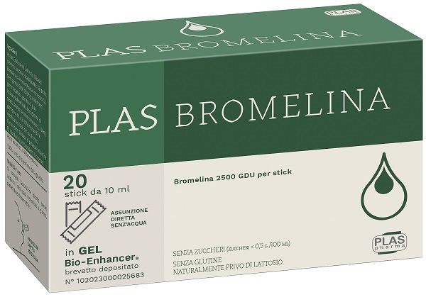 PLAS BROMELINA 20 STICK PACK - Farmacianumberone.it