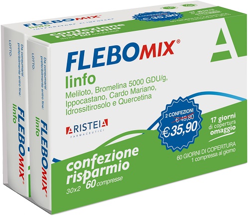FLEBOMIX LINFO BIPACK 30 + 30 COMPRESSE - Farmacianumberone.it