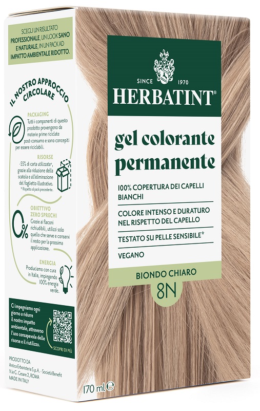HERBATINT 8N BIONDO CHIARO 170 ML - Farmacianumberone.it