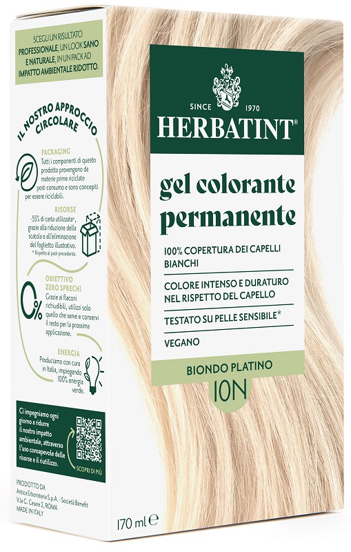 HERBATINT 10N BIONDO PLATINO 170 ML - Farmacianumberone.it